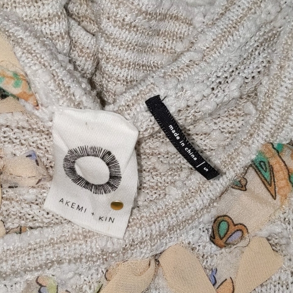 Anthropologie Akemi + Kin Ribbon Weave Sweater - Picture 5 of 5